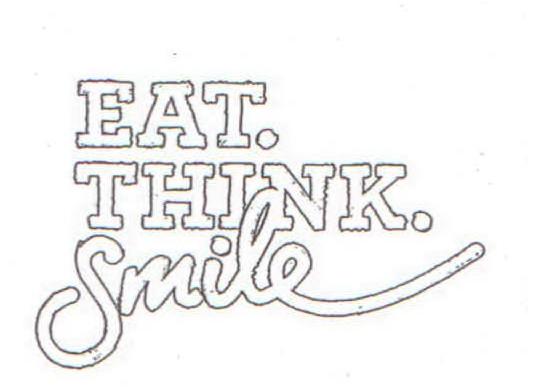 Trademark Logo EAT. THINK. SMILE