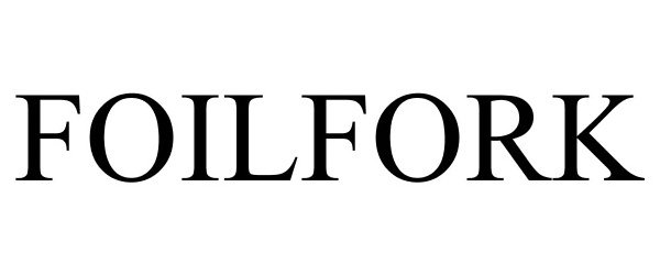 Trademark Logo FOILFORK
