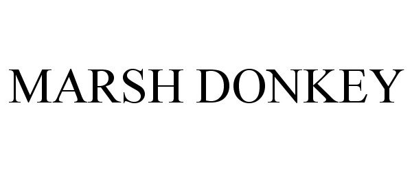 Trademark Logo MARSH DONKEY