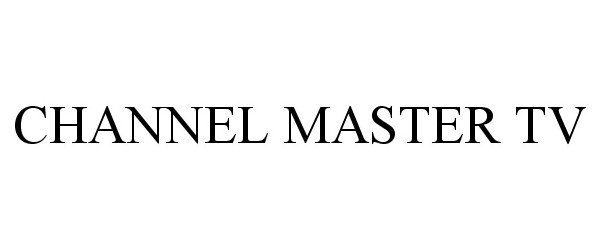  CHANNEL MASTER TV