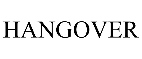 Trademark Logo HANGOVER