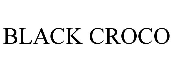 BLACK CROCO