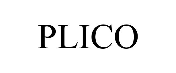 Trademark Logo PLICO