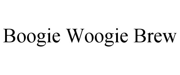 Trademark Logo BOOGIE WOOGIE BREW