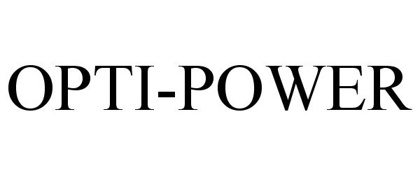 Trademark Logo OPTI-POWER