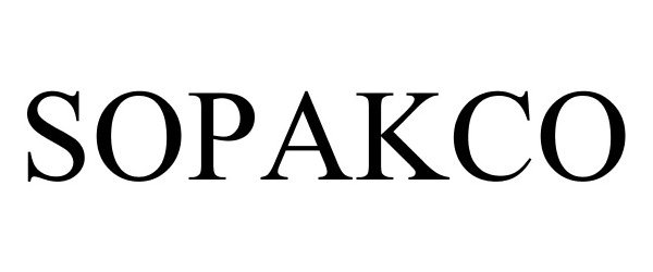 Trademark Logo SOPAKCO