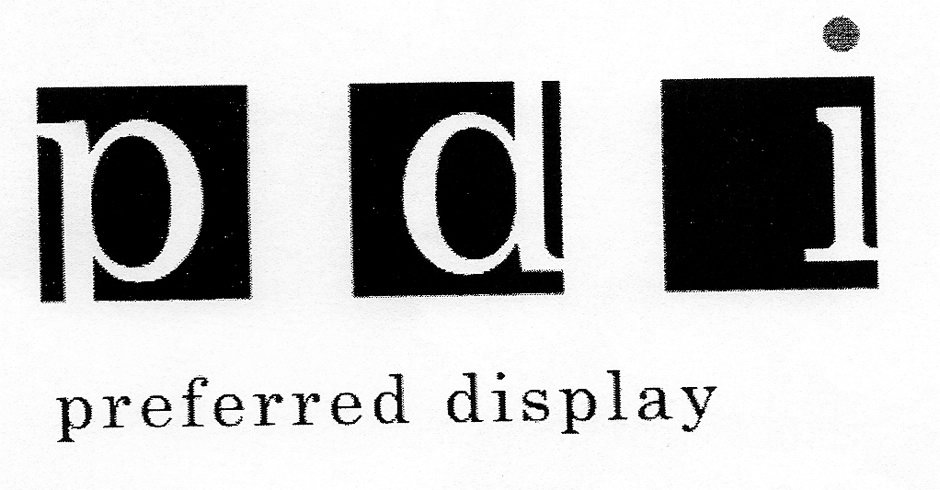 Trademark Logo PDI PREFERRED DISPLAY