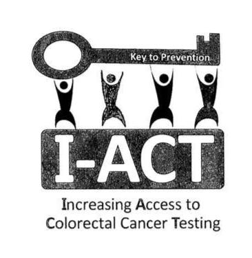 Trademark Logo KEY TO PREVENTION I-ACT INCREASING ACCESS TO COLORECTAL CANCER TESTING