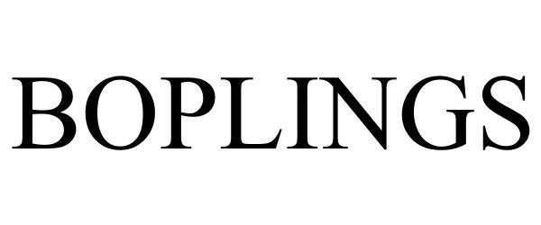 Trademark Logo BOPLINGS