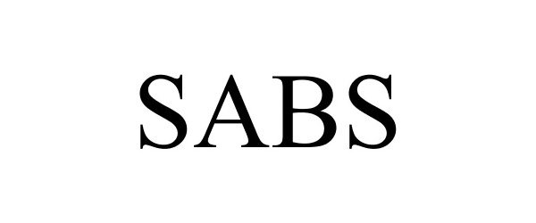 Trademark Logo SABS