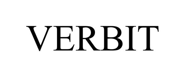 Trademark Logo VERBIT