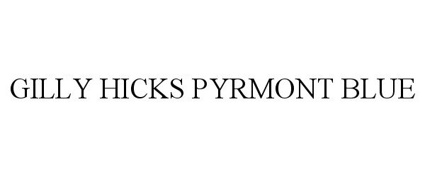  GILLY HICKS PYRMONT BLUE