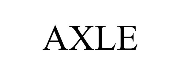 Trademark Logo AXLE