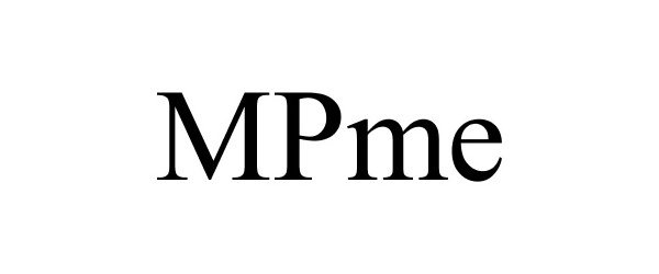 Trademark Logo MPME