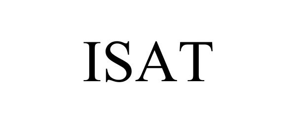 Trademark Logo ISAT