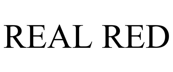 Trademark Logo REAL RED