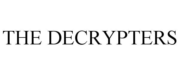 Trademark Logo THE DECRYPTERS