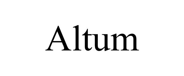 Trademark Logo ALTUM