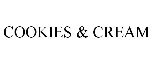 Trademark Logo COOKIES &amp; CREAM