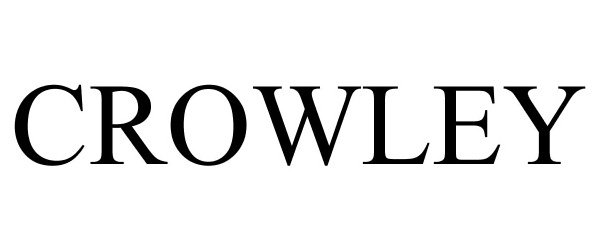 CROWLEY - Crowley Maritime Corporation Trademark Registration