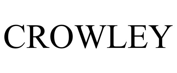 Trademark Logo CROWLEY