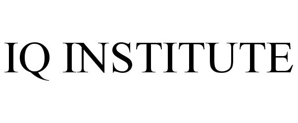  IQ INSTITUTE