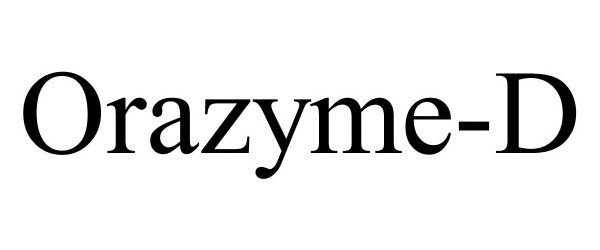 Trademark Logo ORAZYME-D