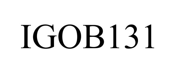 Trademark Logo IGOB-131