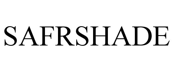 Trademark Logo SAFRSHADE