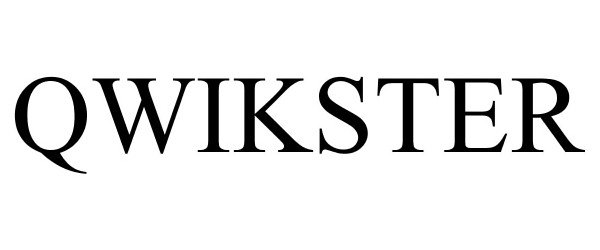 Trademark Logo QWIKSTER