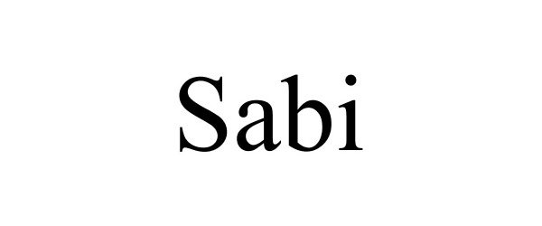 Trademark Logo SABI