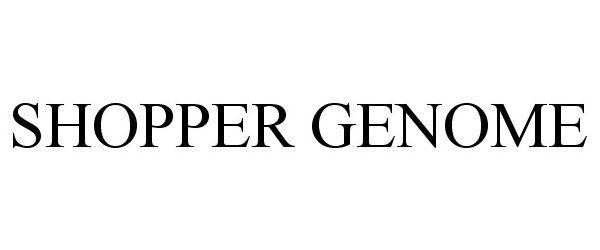 Trademark Logo SHOPPER GENOME