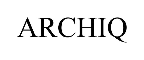 Trademark Logo ARCHIQ
