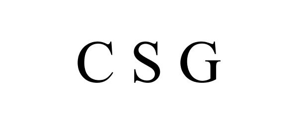 Trademark Logo C S G