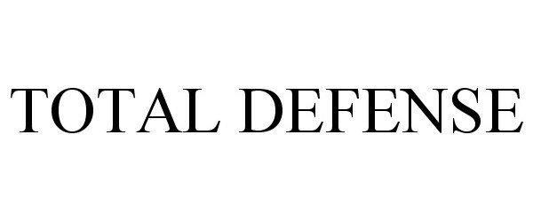 Trademark Logo TOTAL DEFENSE