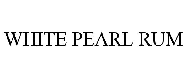 Trademark Logo WHITE PEARL RUM