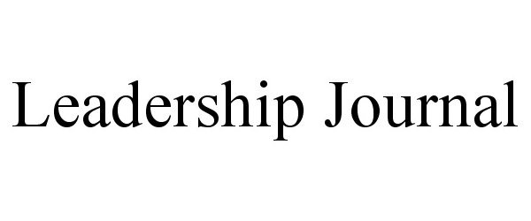  LEADERSHIP JOURNAL