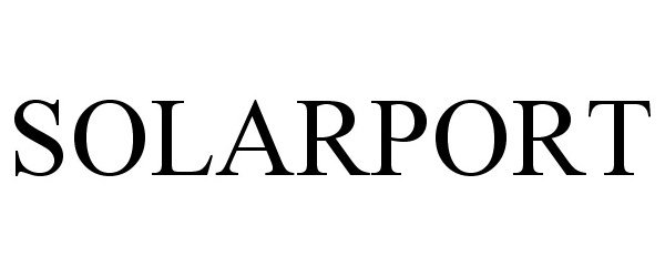 Trademark Logo SOLARPORT