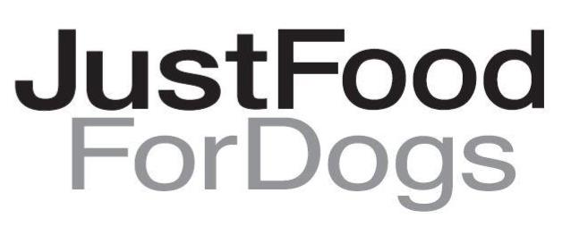 Trademark Logo JUSTFOODFORDOGS