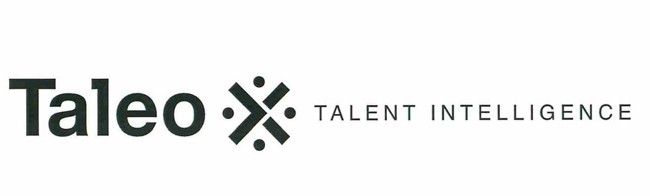  TALEO X TALENT INTELLIGENCE