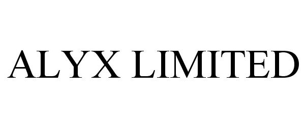  ALYX LIMITED