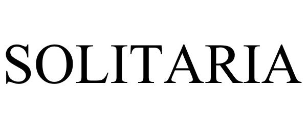 Trademark Logo SOLITARIA