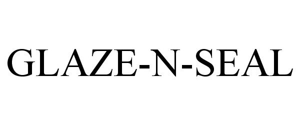 Trademark Logo GLAZE-N-SEAL