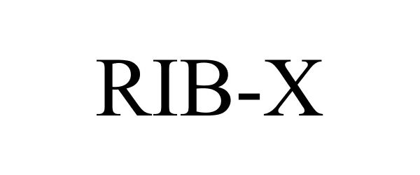 Trademark Logo RIB-X