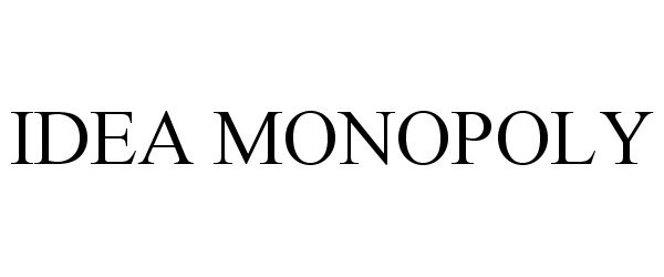 Trademark Logo IDEA MONOPOLY