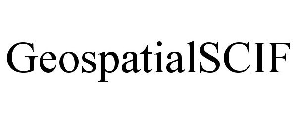 Trademark Logo GEOSPATIALSCIF