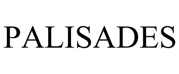 Trademark Logo PALISADES
