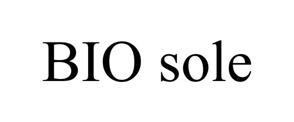 Trademark Logo BIO SOLE