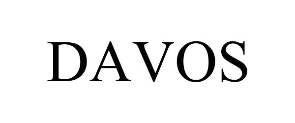 Trademark Logo DAVOS