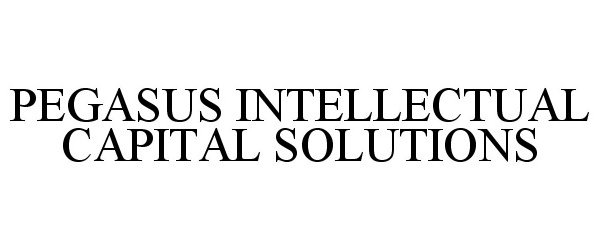  PEGASUS INTELLECTUAL CAPITAL SOLUTIONS